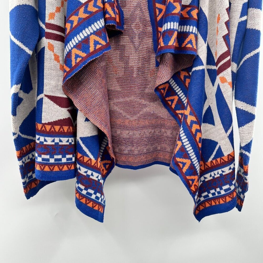 Flying Tomato Women's Cardigan Sweater Aztec Open Front Multicolor Size Medium - Picture 5 of 8
